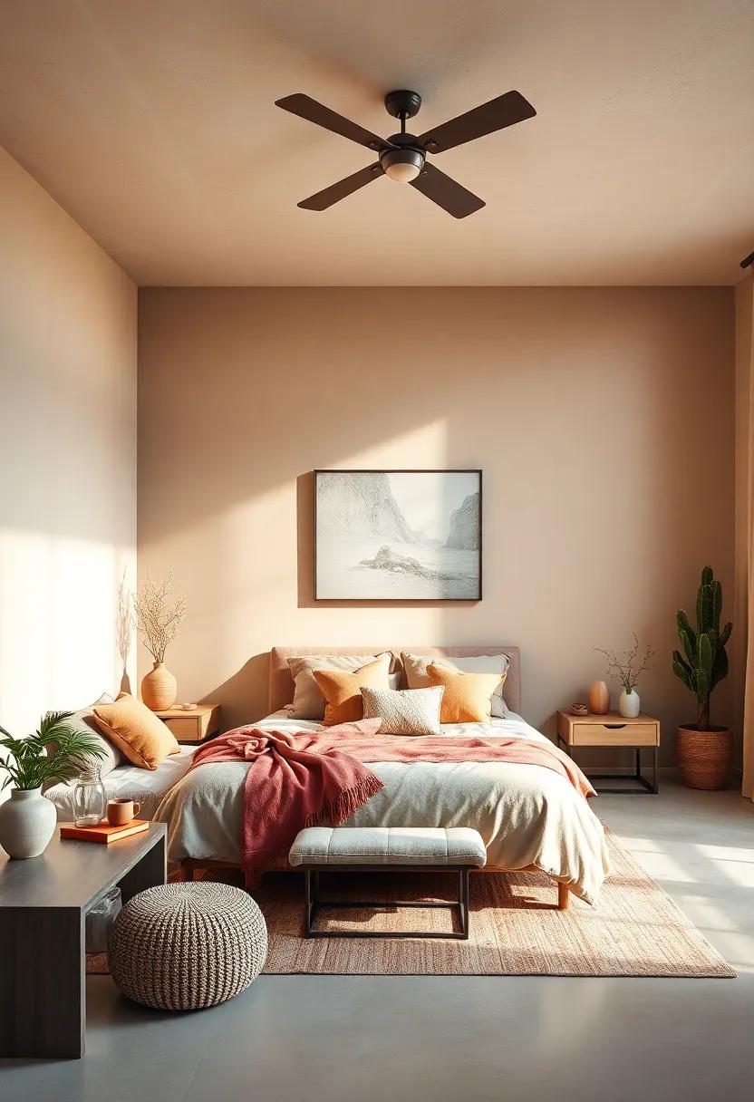Sun-Kissed Beige: A glowing beige color that captures the warmth‍ of sunlit earth,​ making⁣ your bedroom feel ​like a serene ⁢escape