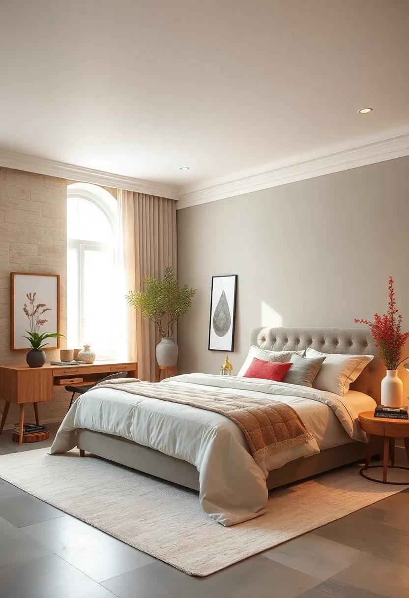 Light taupe: Neutral yet chic, light taupe serves as a ⁣versatile canvas, ‌enhancing the⁤ calming ambiance of your⁢ retreat