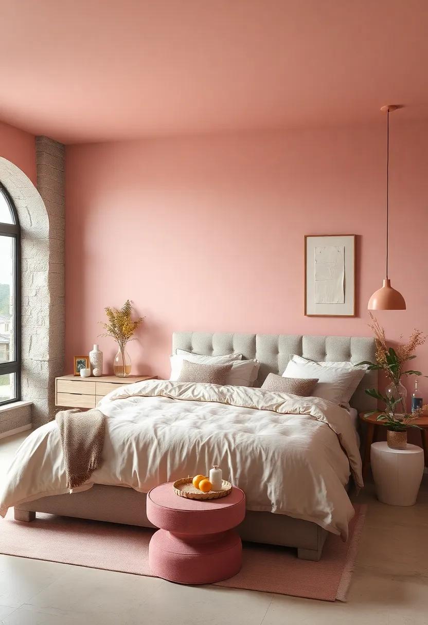 warm Blush: This soft,warm blush creates a romantic,comforting atmosphere​ perfect for unwinding at night