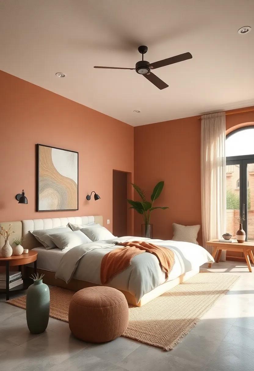Earthy Clay: Channel ⁤the⁣ calmness of nature with an earthy clay tone that warms and enriches your bedroom