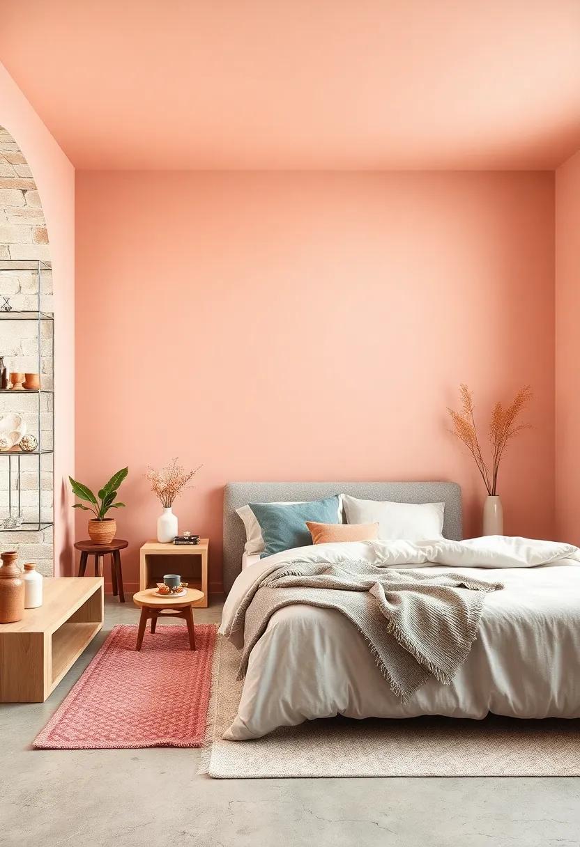 Soft Peach: A peachy hue can brighten ⁢your bedroom with warmth, promoting ⁣optimism​ in a serene setting