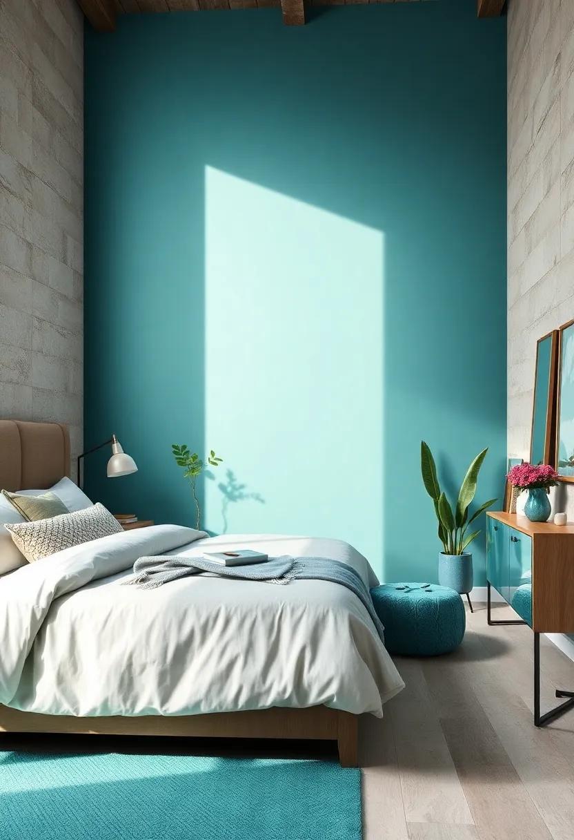 Ocean Teal: Bring the‌ refreshing essence of the sea indoors with a deep ocean teal, ‌ideal​ for a⁢ unique, stylish flair