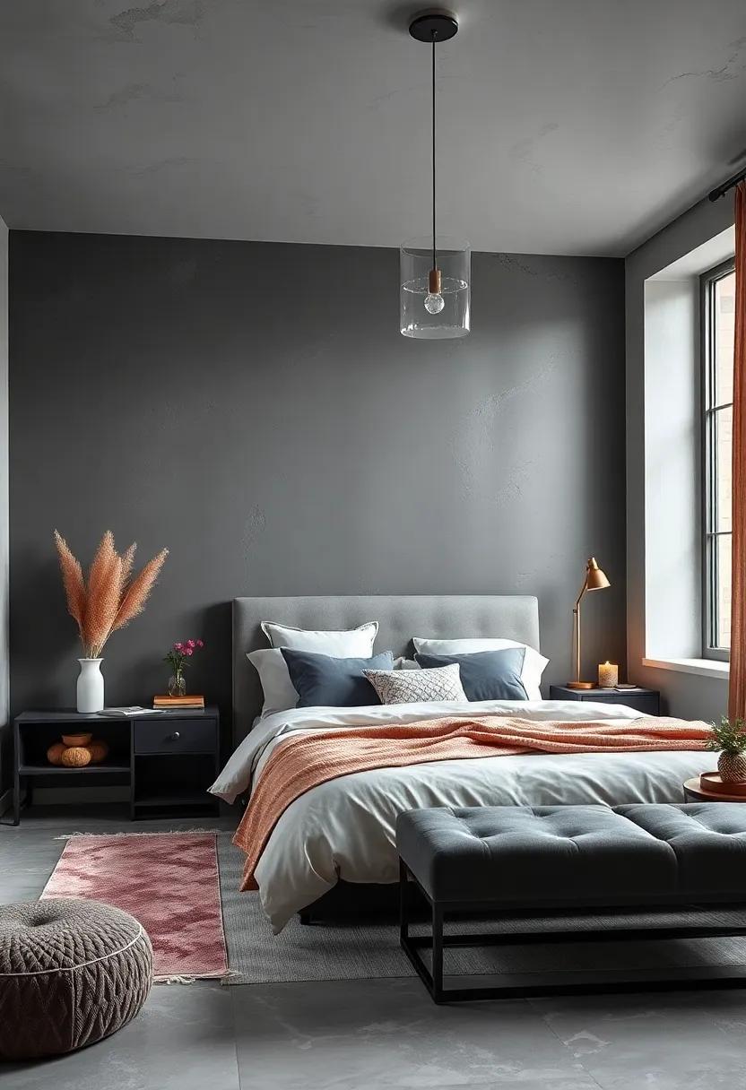 Charcoal gray: A deeper ‌gray creates a‍ sophisticated ⁢backdrop, ⁢allowing you⁣ to layer in textures and⁢ colors for a cozy retreat