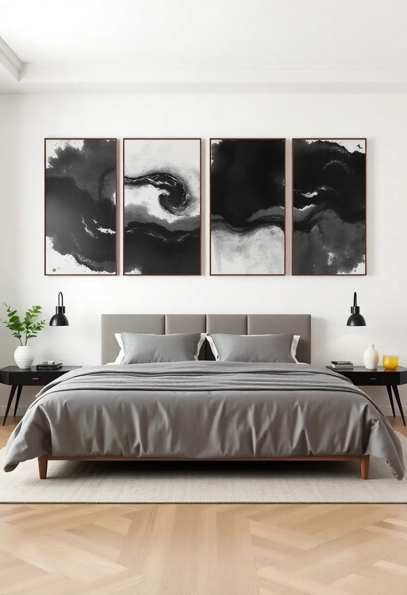 Using Wall Art to Define ⁣Zones in an ​open Layout ‌Bedroom