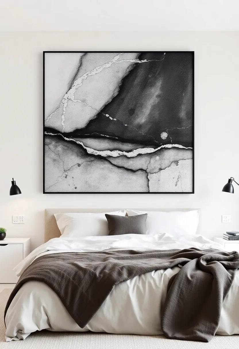 Elevating Minimalist Spaces with Statement Art Pieces
