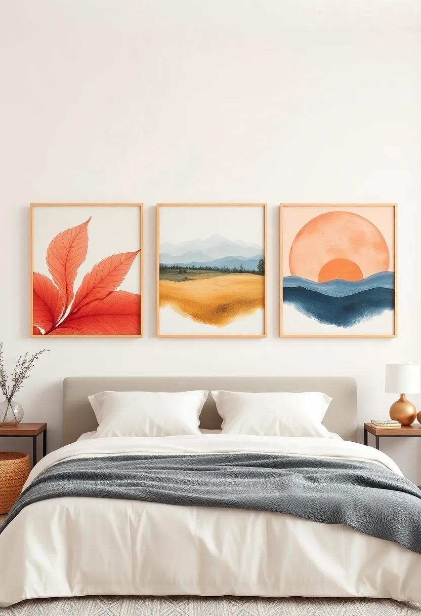 Seasonal Art​ Swaps for Dynamic Bedroom⁣ Aesthetics