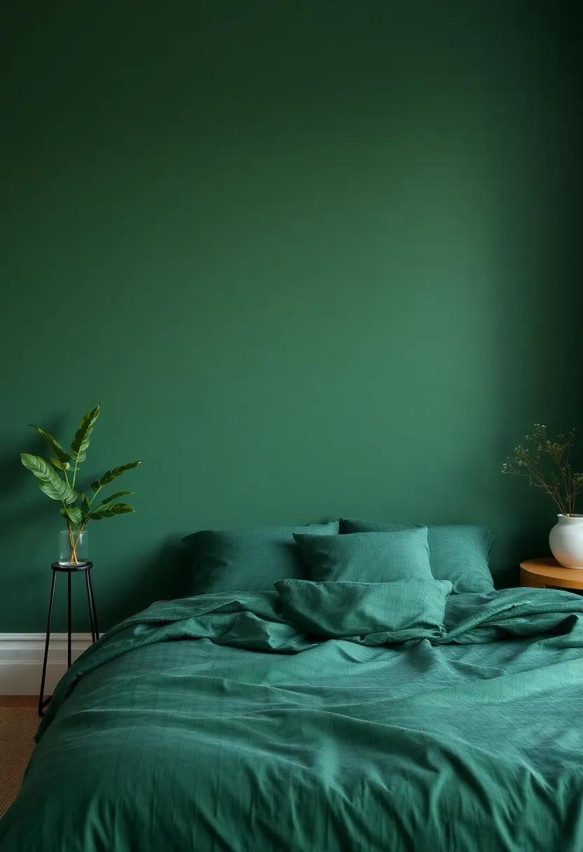 Moody Rich‌ Greens: Establishing Depth and ​Connection with​ Nature