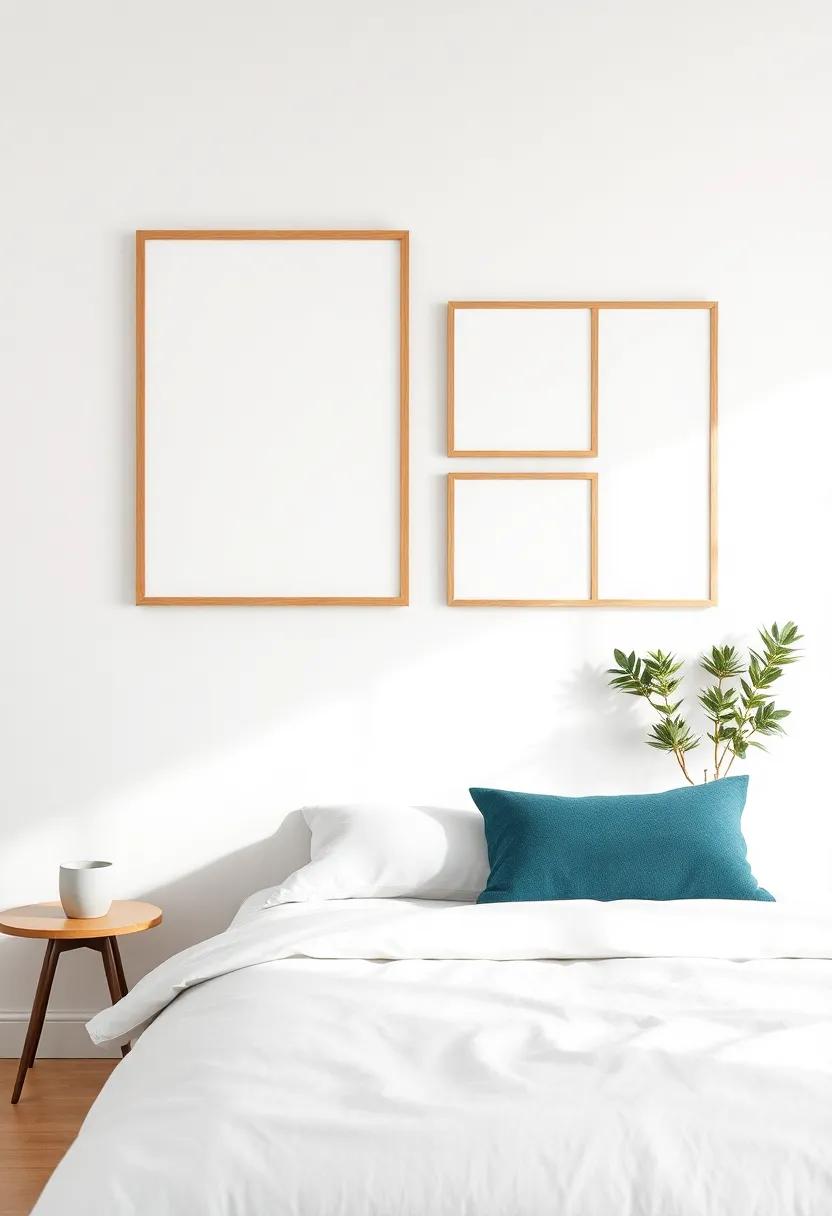 Creating Harmonious Balance Using Wooden Frames as Focal Points