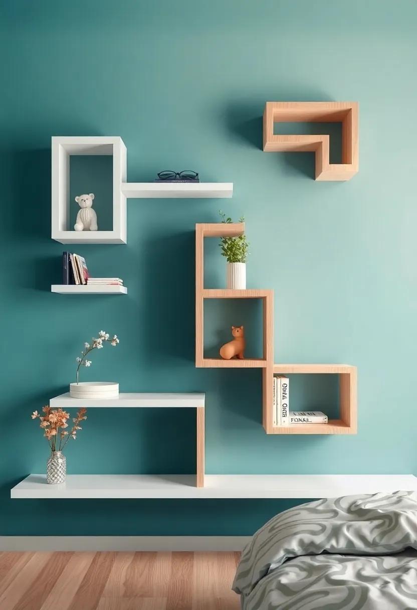 Sculptural Shelves That‌ Double as Eye-Catching Art ‍Pieces