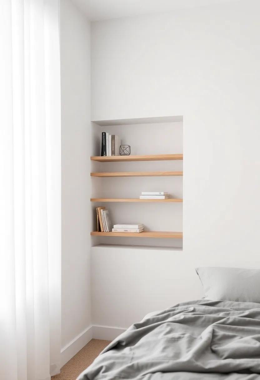 Seamless Wall Integration: Hidden​ Shelves⁢ for a Clean ‌look