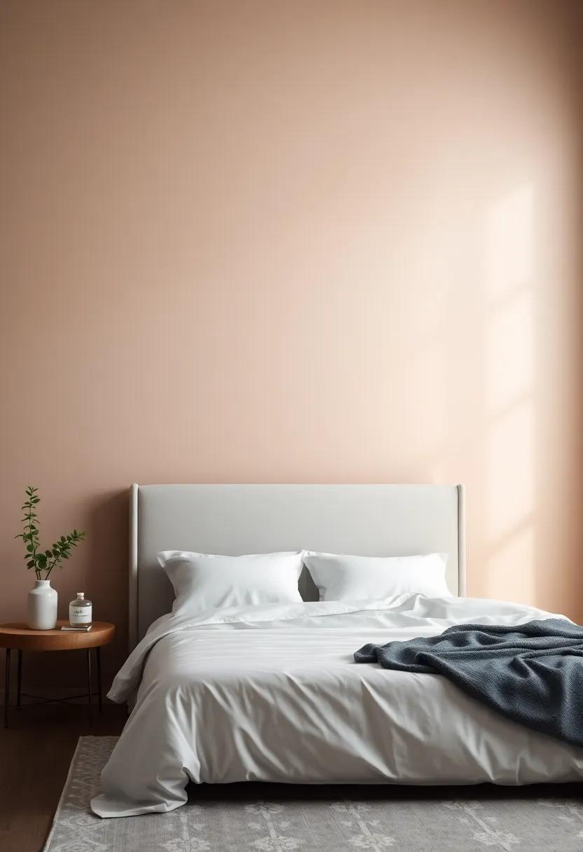 Balancing Modern with Classic: Ombre Wallpaper in Eclectic Designs