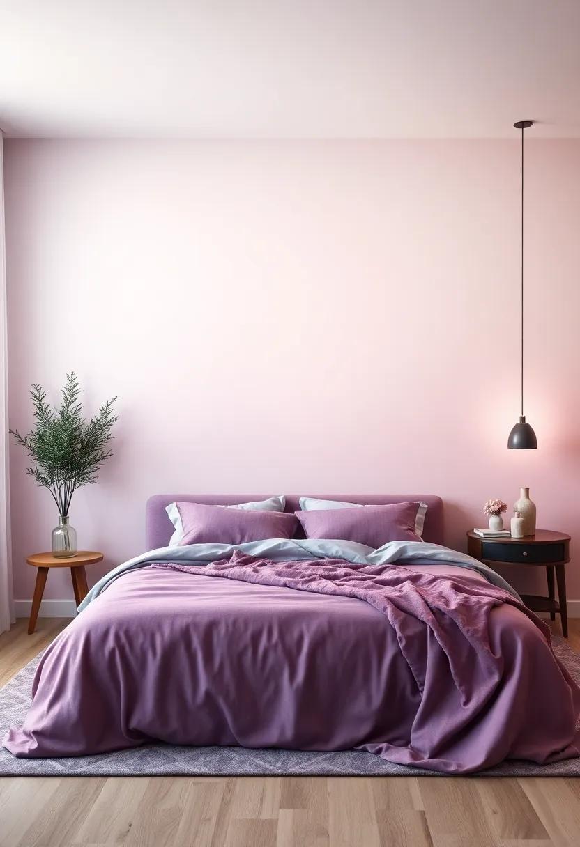 Creating a Serene Atmosphere with Soft Ombre Shades in Your Bedroom