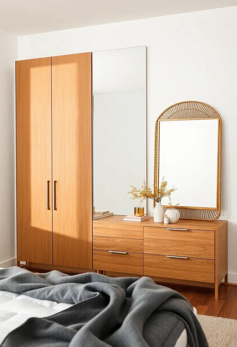 Artful Arrangements: Displaying Decorative ​Mirrors Alongside Your Wardrobe