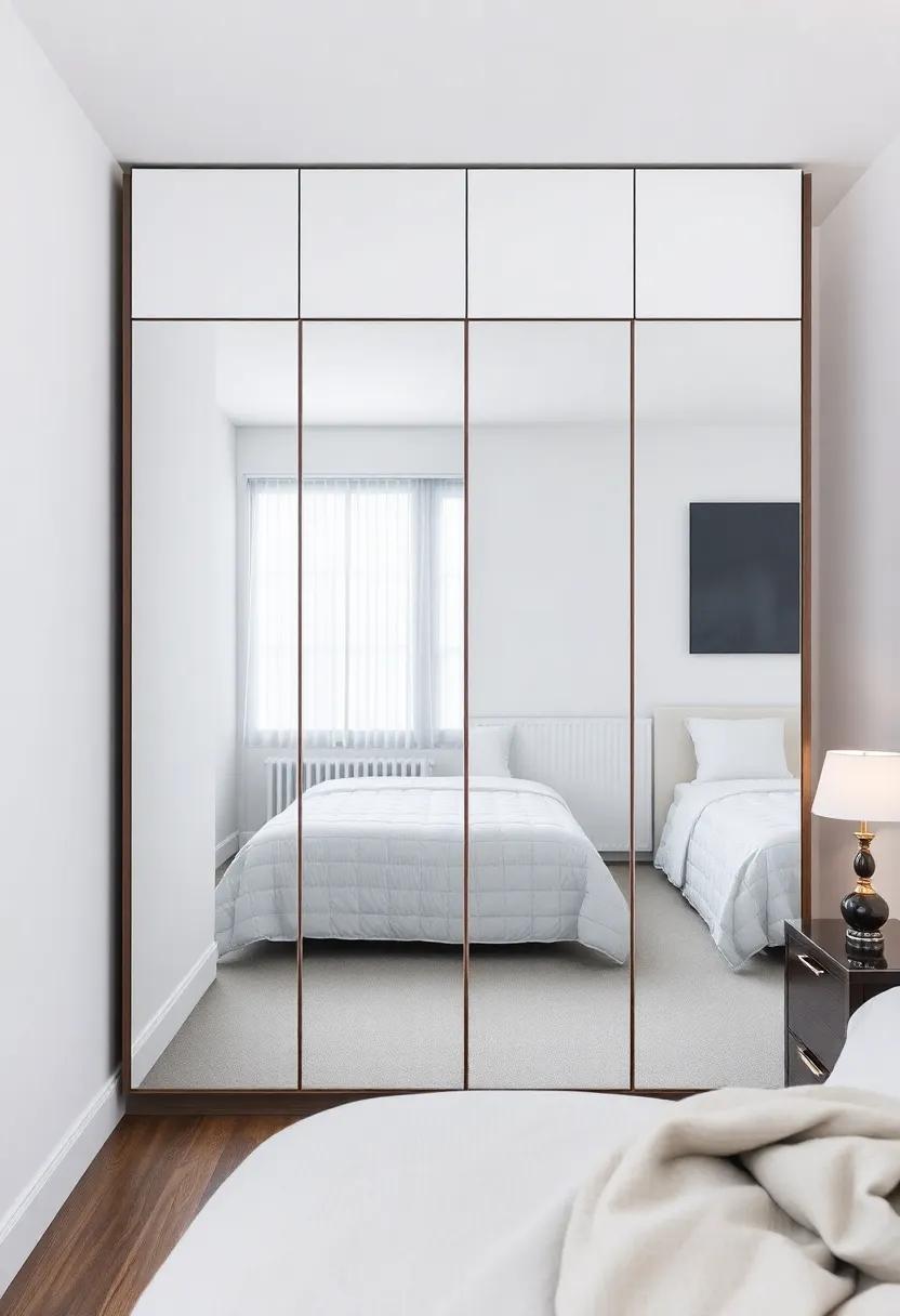 Reflective Solutions:⁣ Clever Ways ‌to Use Mirrors for Better Bedroom organization