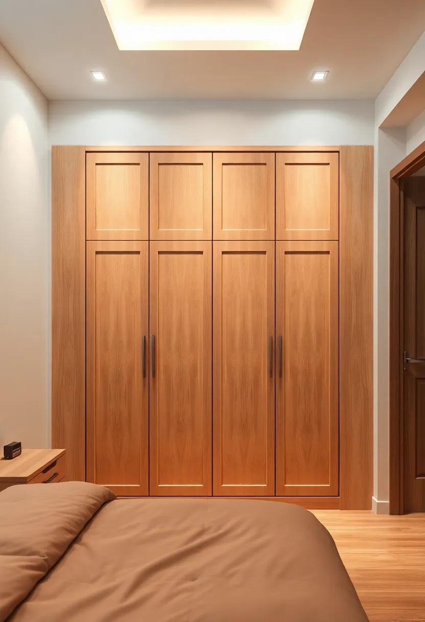 Lighting Effects: ‍Enhancing Wooden Wardrobes with Ambient ‌Lighting