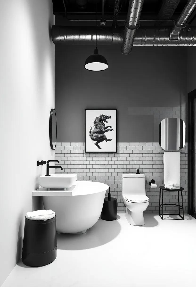 Personal Touches: Showcasing Artwork and Decor in a Monochrome Palette