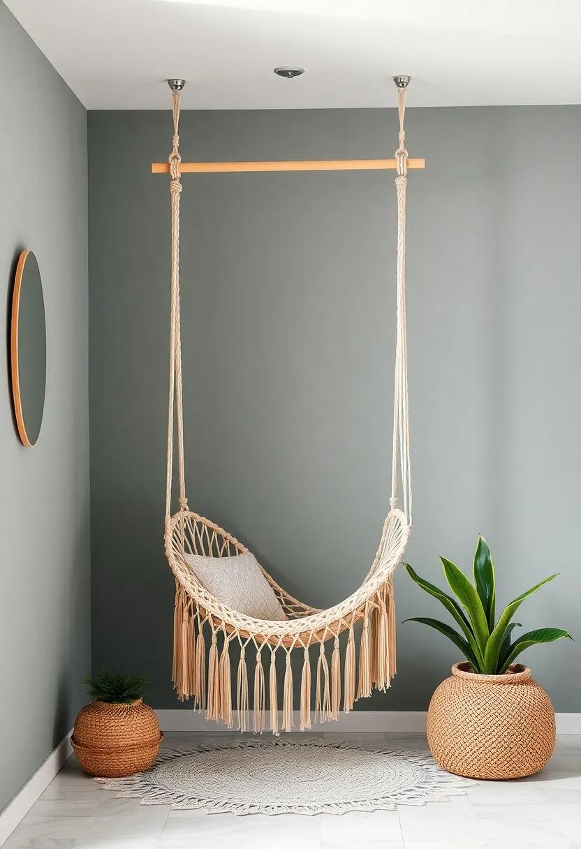 create ⁣Cozy Nooks ‌With⁢ inviting⁤ Macramé Hammocks Or ​Swing Chairs