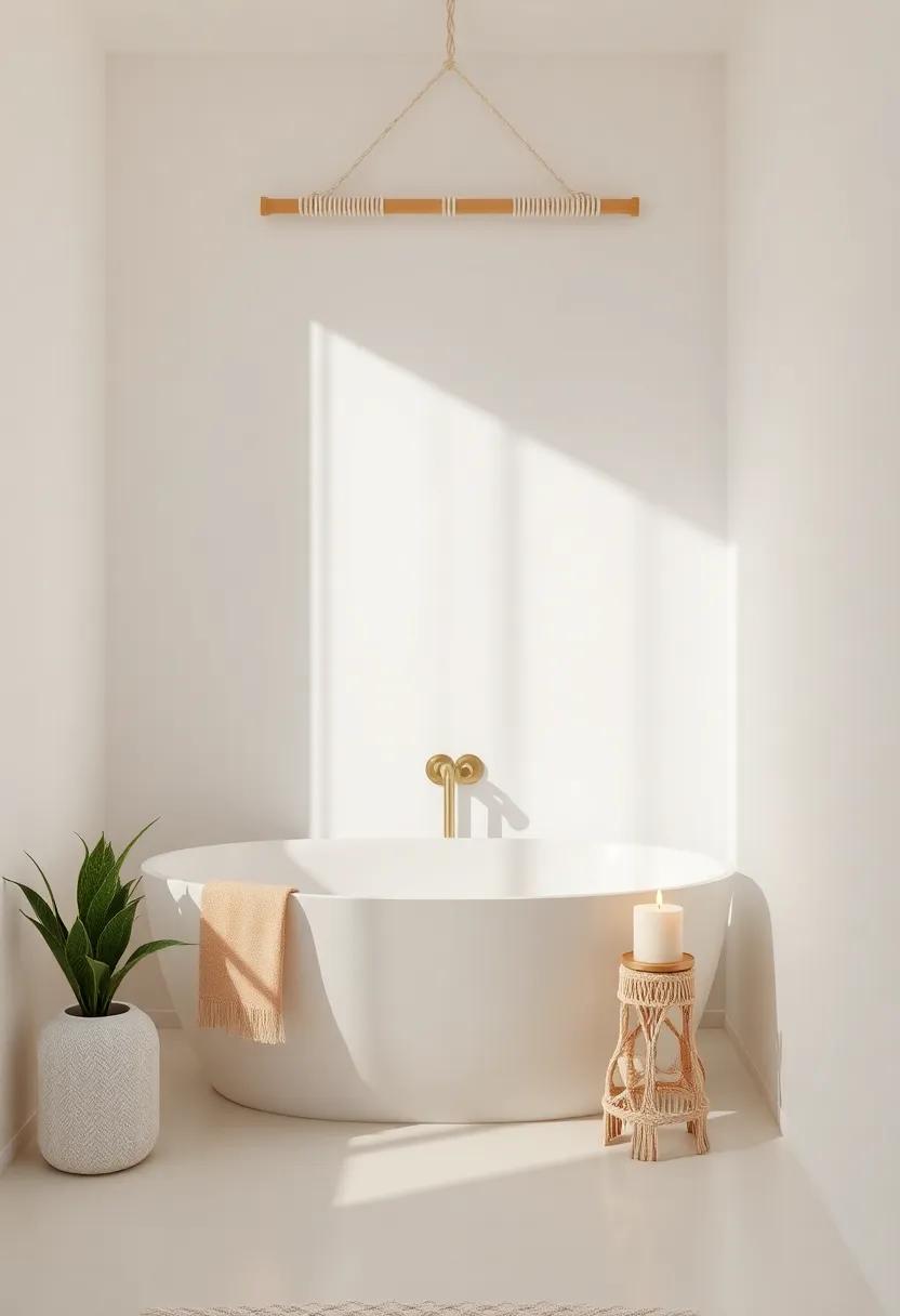 Create A Serene Oasis with Soft Lighting And Macramé Candle Holders