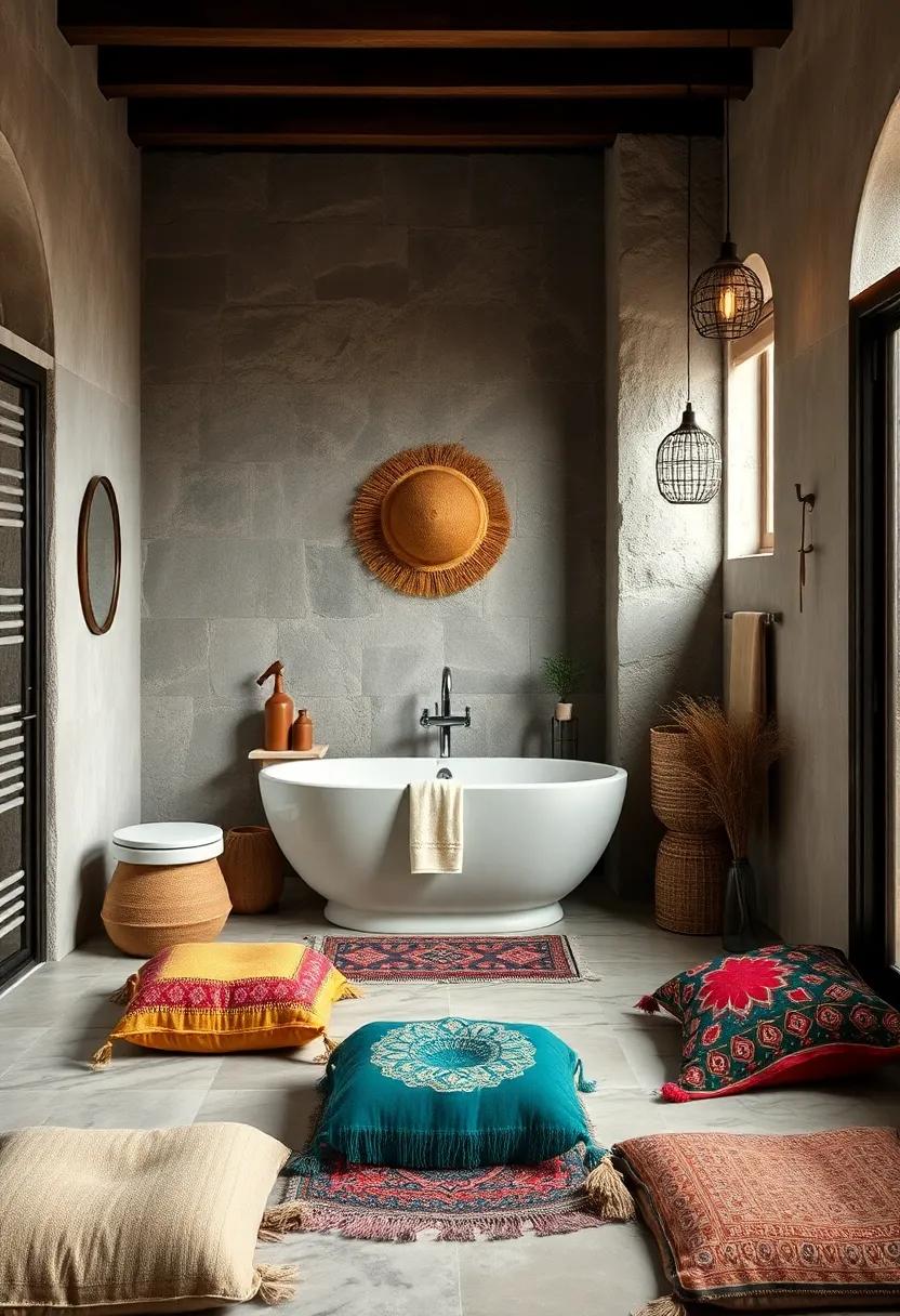 Infuse Cultural Elements: Integrate decor pieces from various cultures-think Moroccan lanterns or indian textiles-to enhance the boho aesthetic