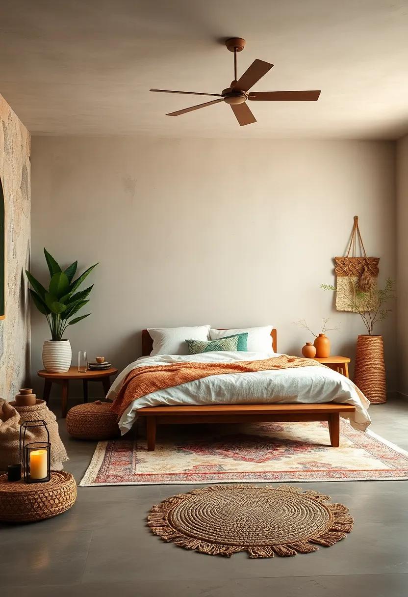 Aromatic Touches: Use ⁣essential​ oil diffusers or scented candles in​ earthy scents like sandalwood or cedar to create ⁣a soothing olfactory experience