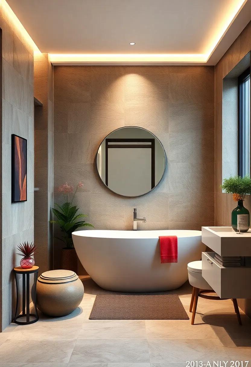 Build a Feature wall: Use‌ a bold color, wallpaper,⁢ or⁣ unique⁢ tile arrangement ‌to create an accent wall that⁤ draws the eye