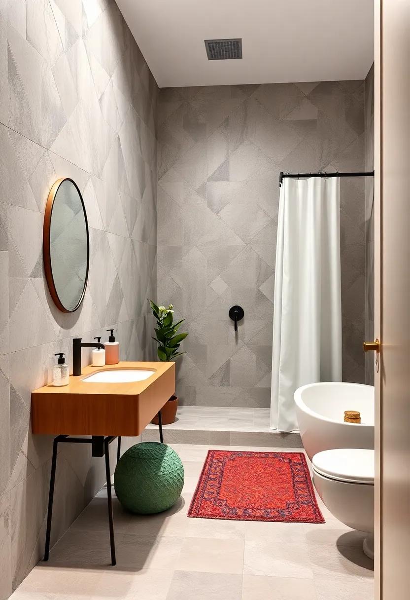 Incorporate Fun Accessories: Playful shower curtains, quirky soap dispensers,‍ or ⁣colorful rugs⁣ can liven up ‌the room