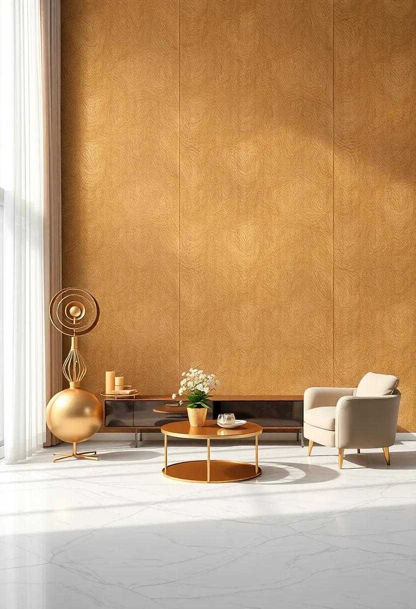 Luxurious Metallic Finishes That Radiate⁤ Glamour