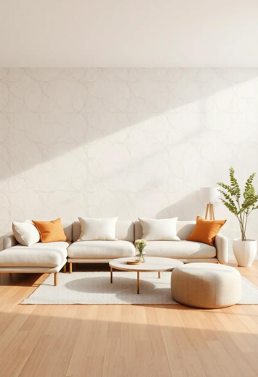 Natural Textures ‍for a Warm and Inviting ⁣Living Room