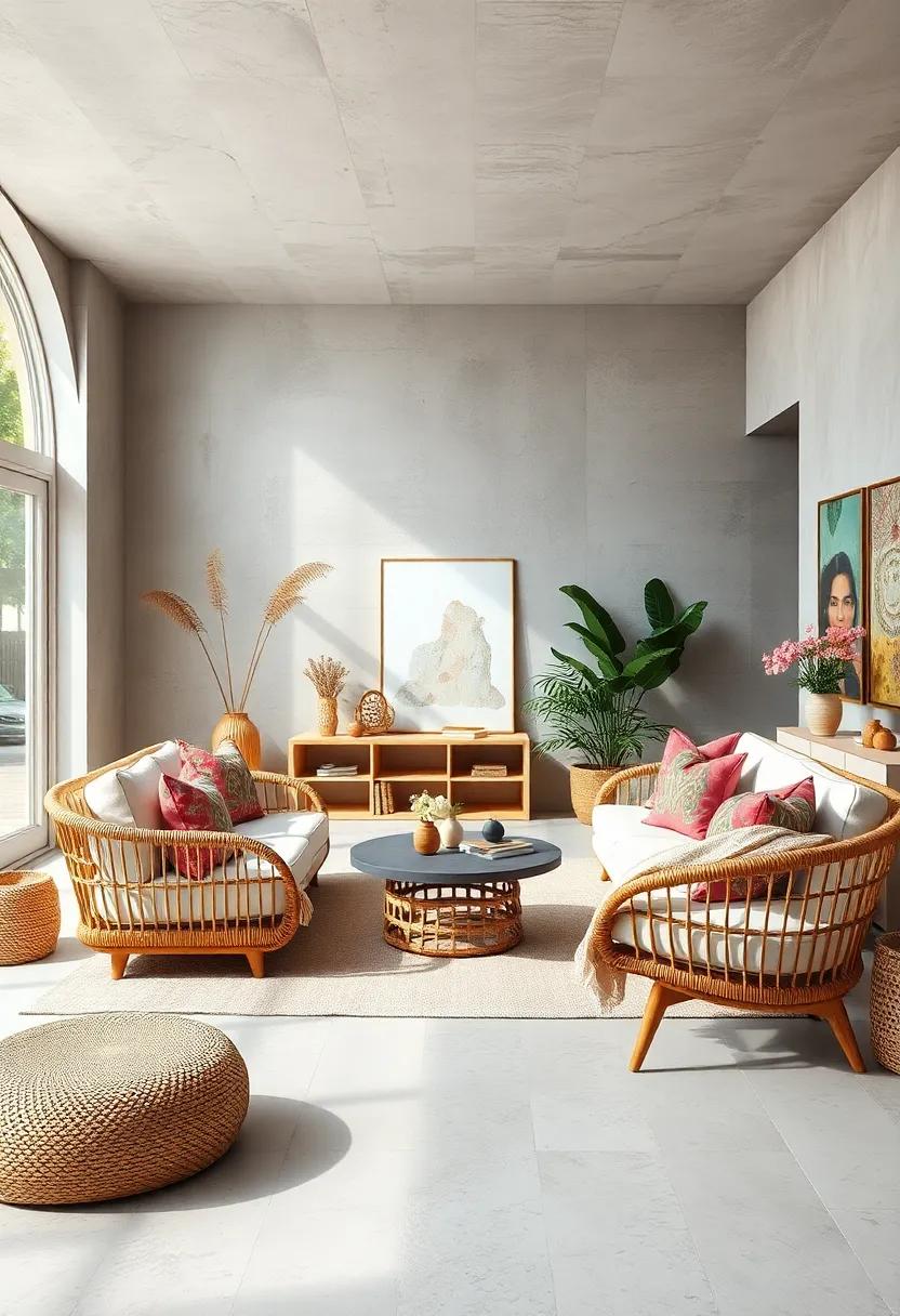 Introduce​ Earthy Textures with​ Rattan⁤ furniture