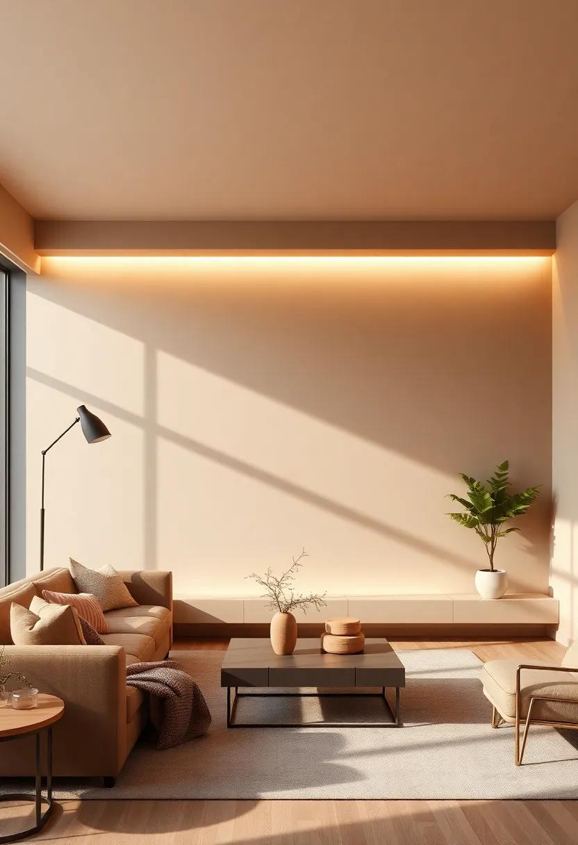 Layering Lighting: Creating a Soft Glow in Brown Spaces