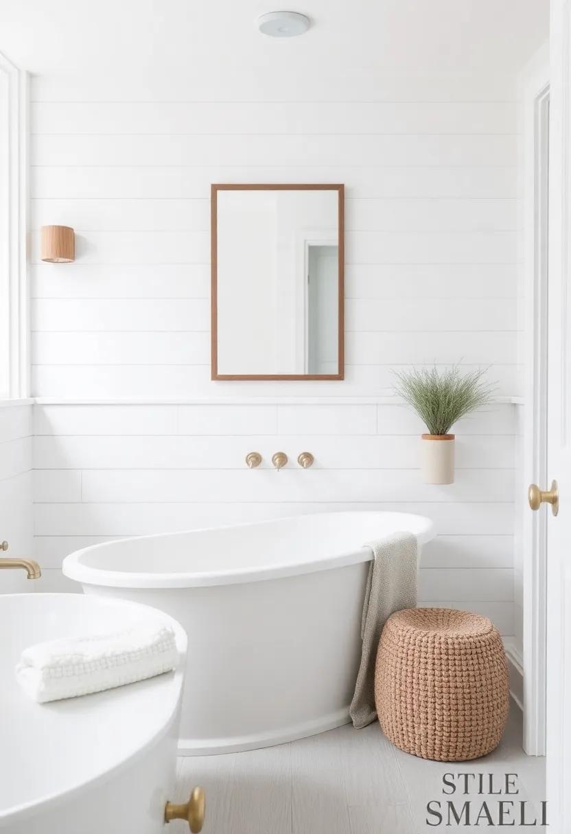 Textures ⁤of the Coast: Blending⁤ Fabrics and ‌Patterns in Your ⁤Bathroom