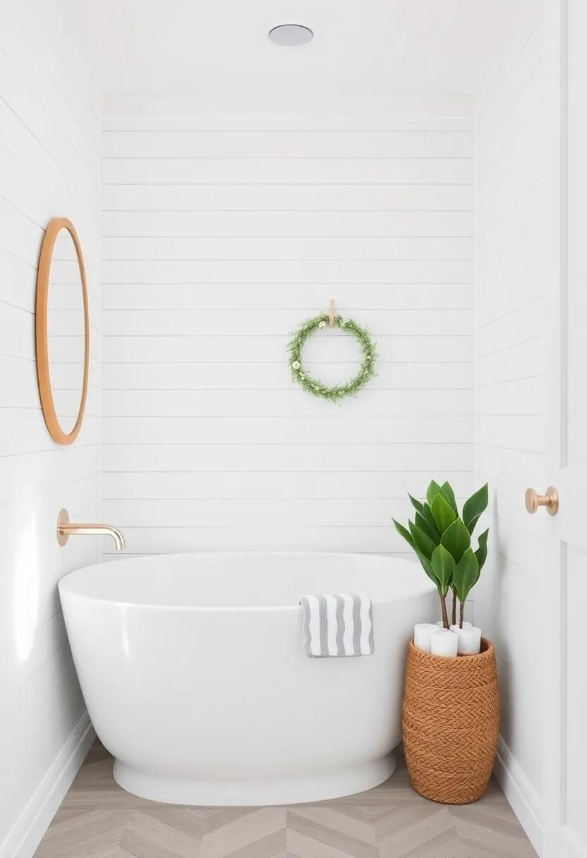 Refreshing Minimalism: Small Space⁢ Solutions with Shiplap Design