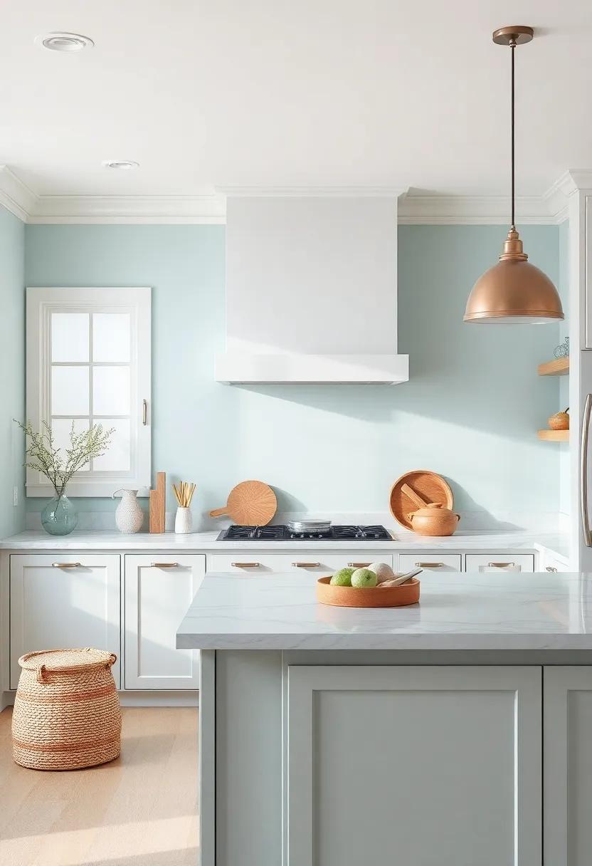 Cohesive Coastal Decor: Blending Art and Functionality in Your Kitchen