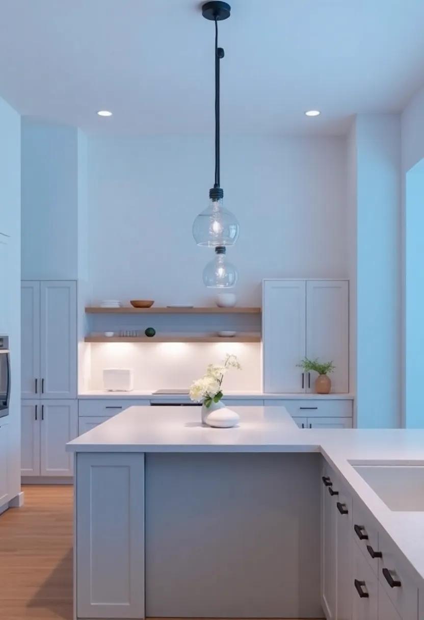 Light Up the Shore: Utilizing Blue hues for a Serene Ambiance