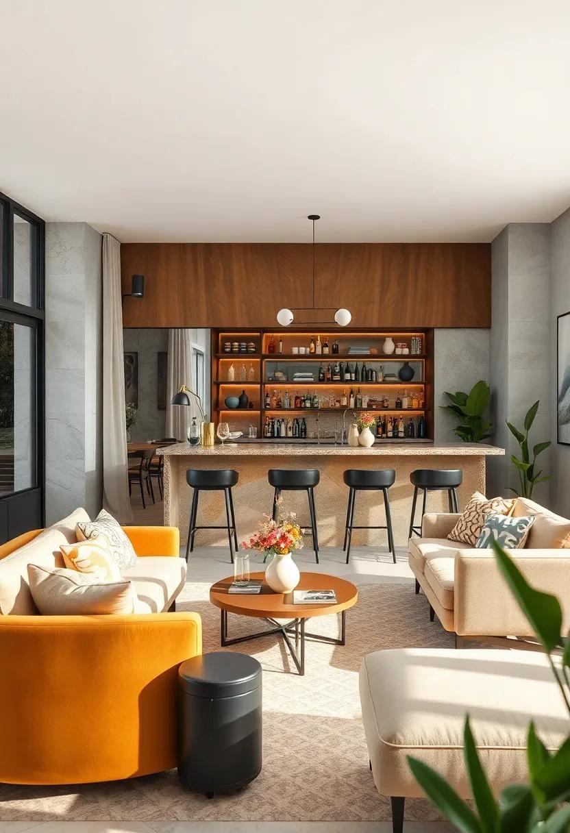 celebrate Seasonal Decor to Refresh Your Living room Bar