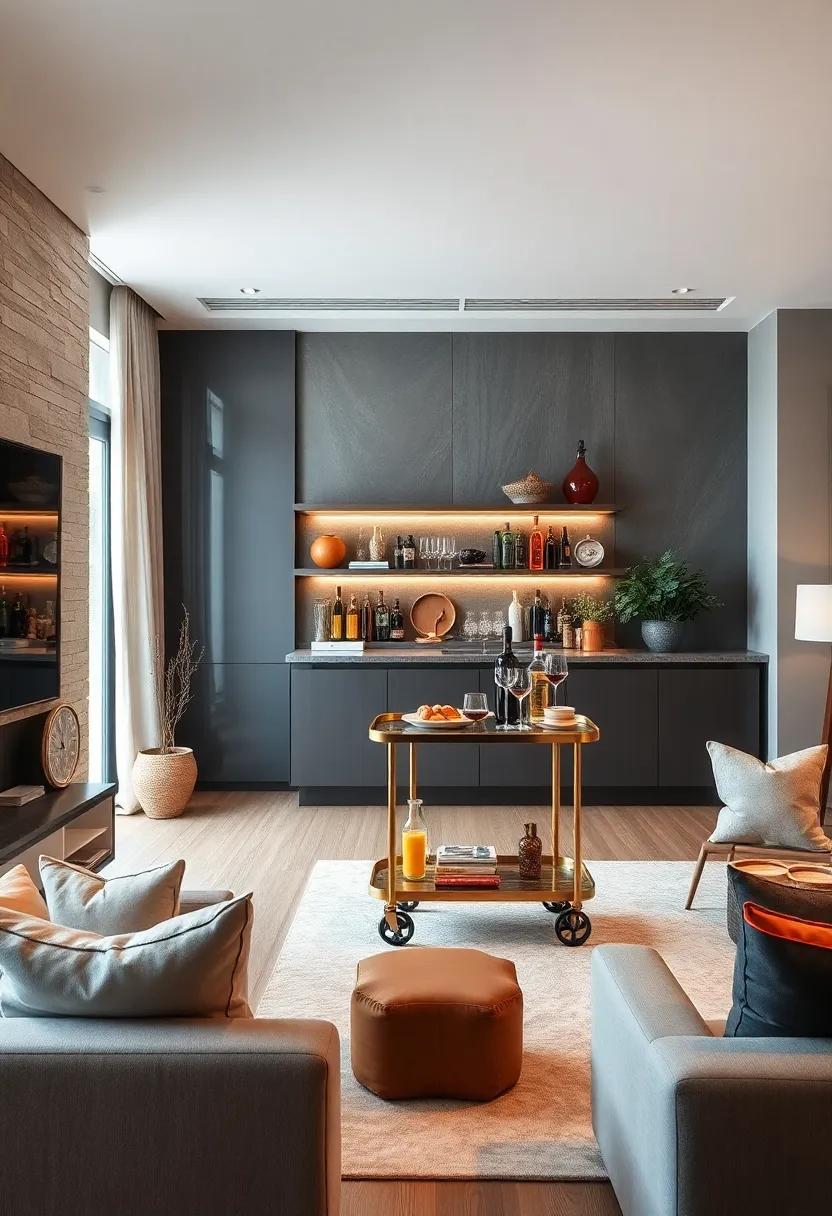 Choose the Right Bar Cart for Your living Room Aesthetic