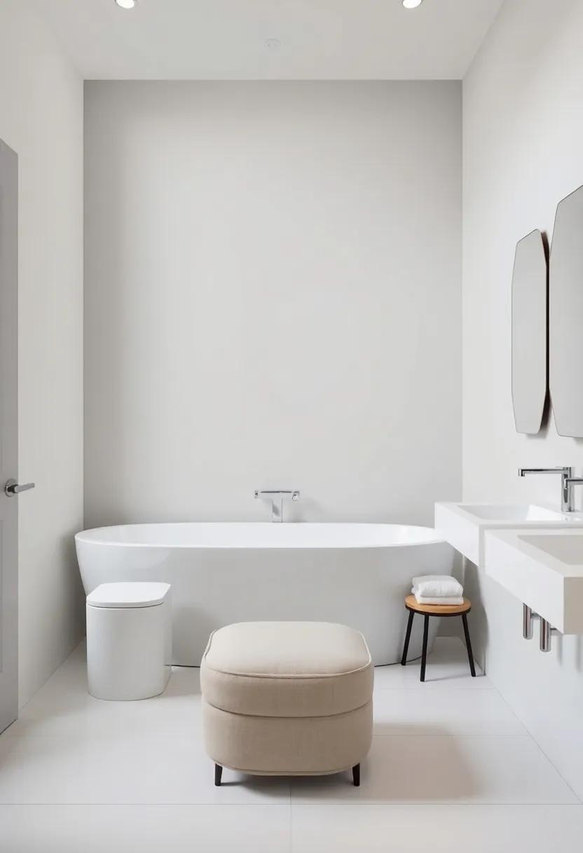 Incorporate Multi-Functional Furniture: Look for dual-purpose pieces, like ottomans that serve as storage or benches that can also hold towels