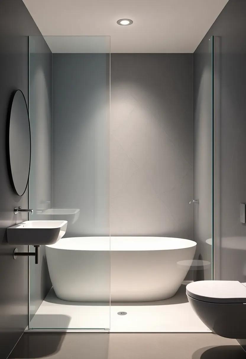 Try clear Shower Curtains: Using a clear or glass shower curtain rather of opaque options can maintain openness in the design