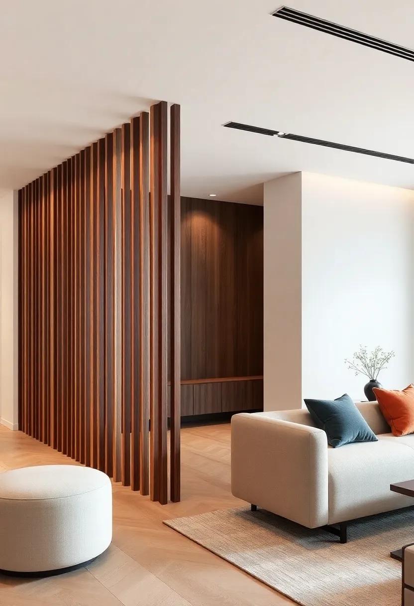 Tactile Textures: Incorporating Wood and Fabric into‍ Modern Dividers