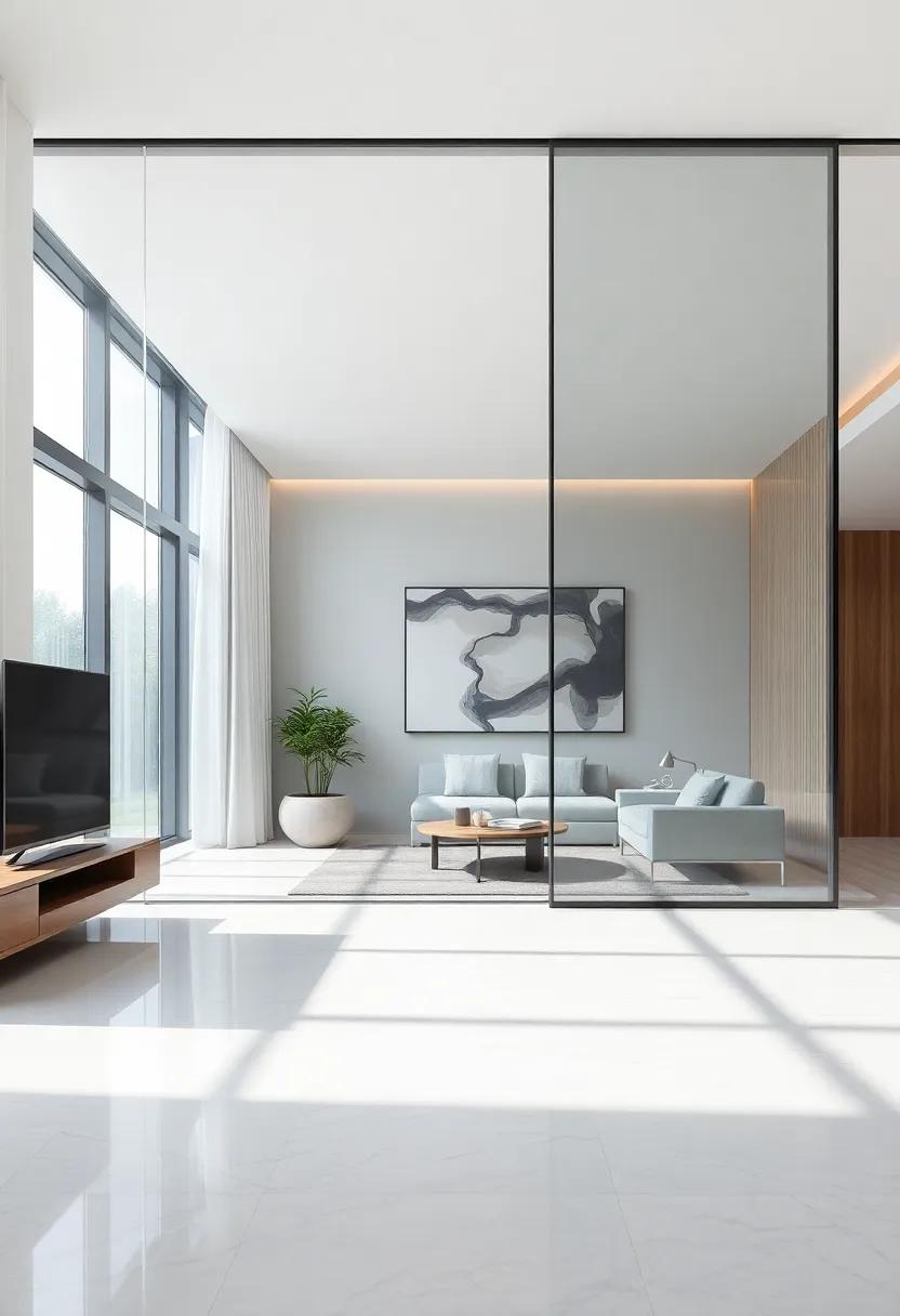 Transparency and Light: ⁣glass Partitions for an ‍Airy, Open Feel