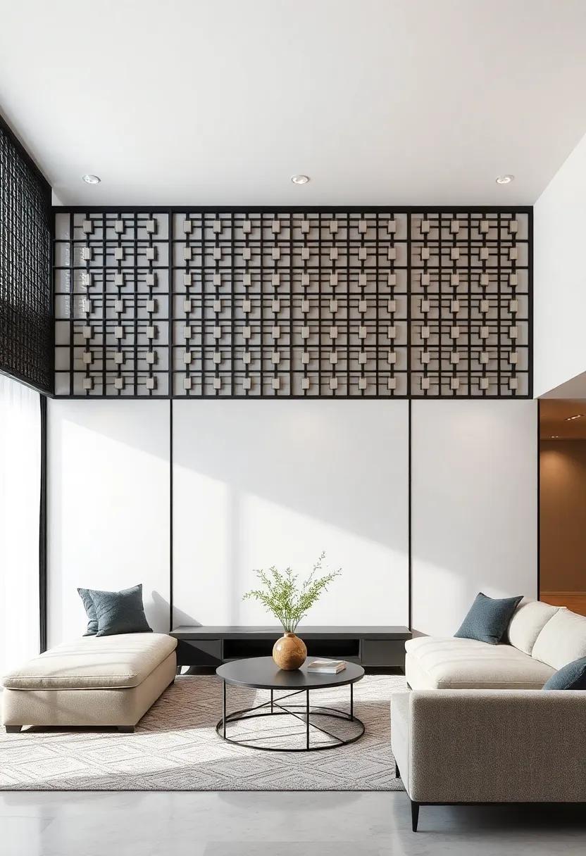 Dramatic ‍Screen ⁤play:⁢ Decorative Screens ⁣as Functional Art in Living ‌Rooms
