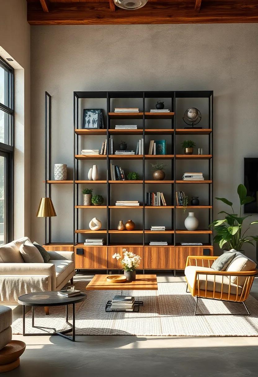 Nature Inspired: ⁢Beautifully ⁣crafted ⁣with organic wood and ​matte metal,this ⁤bookcase brings the essence of ⁤the outdoors ‌into​ your‌ home