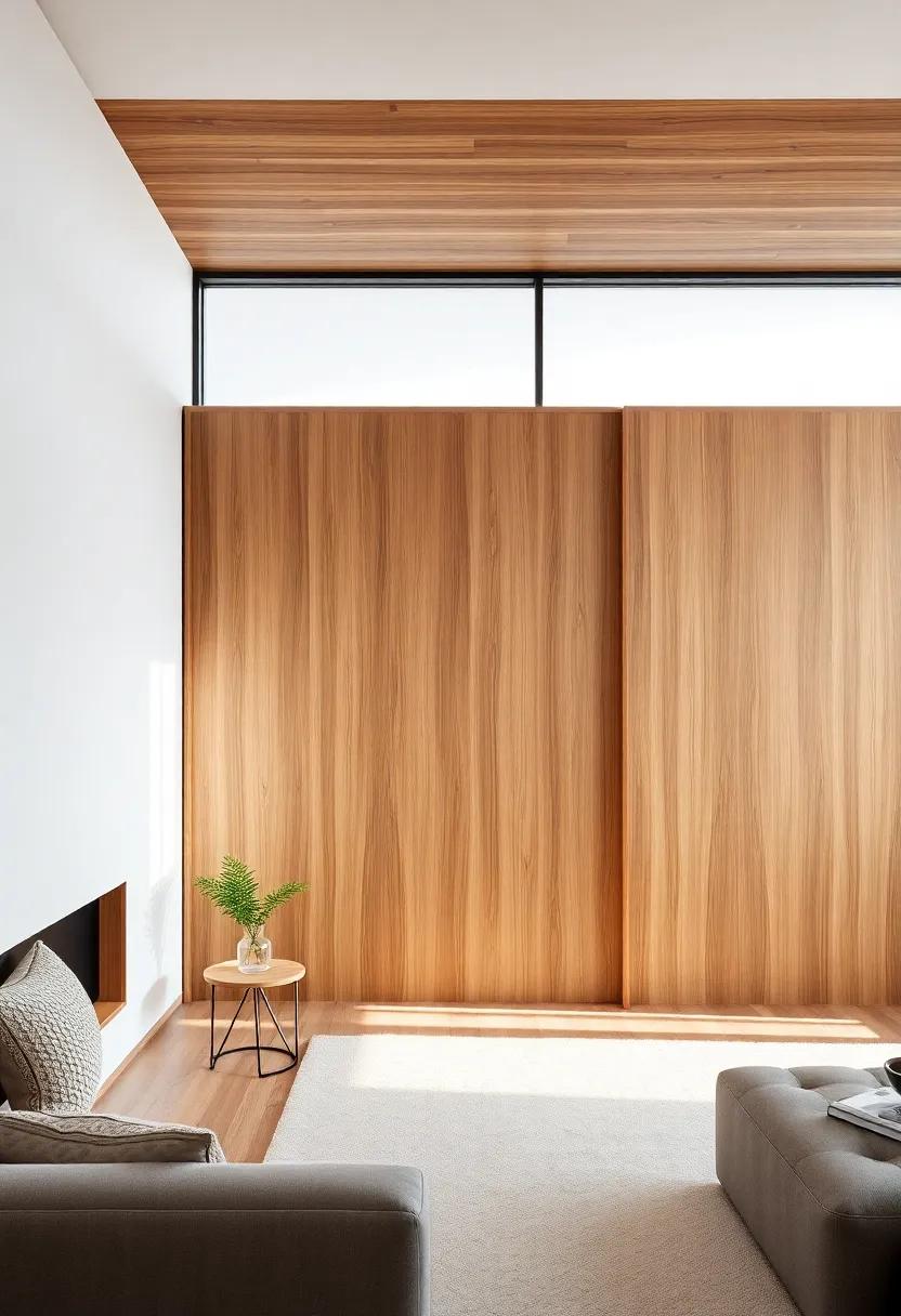 Crafting ‍Privacy: Sleek Wooden Partitions for Urban Living
