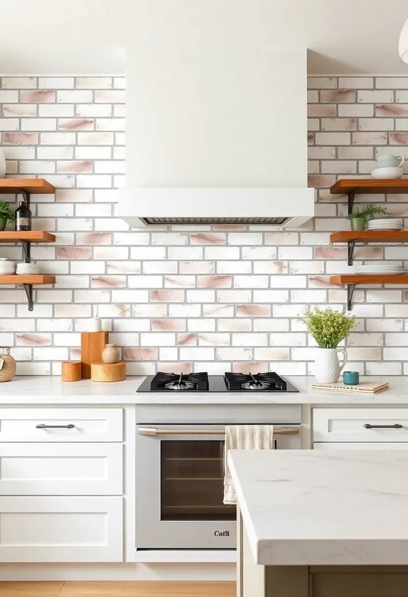 Discover The Timeless Appeal Of Brick Backsplashes For An Authentic Cottage Feel