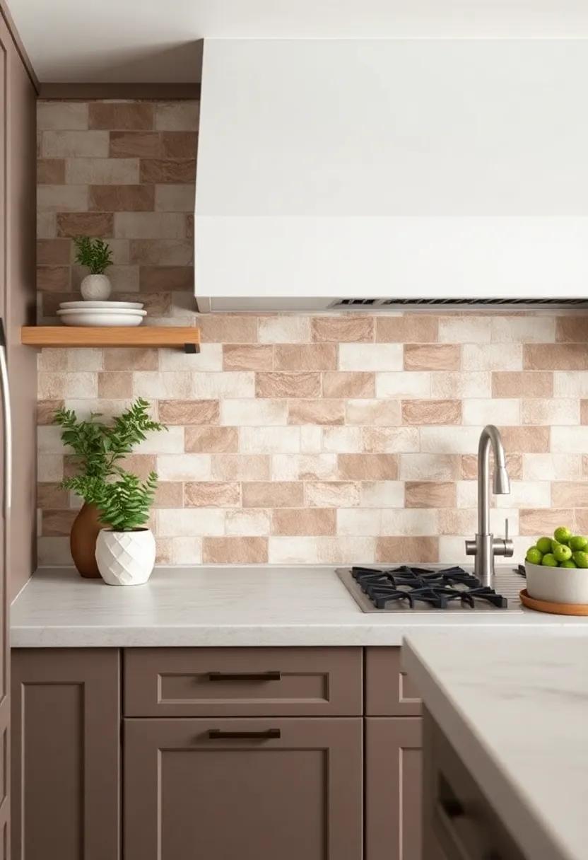 Emphasize Nature With Earthy Tones and textures In Stone Or Terra Cotta Tiles