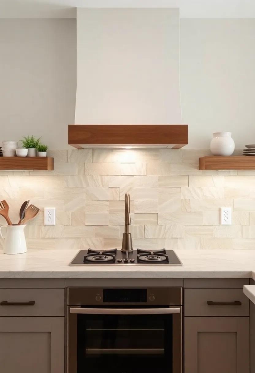 Explore The Warmth Of Natural Stone Backsplashes That Embrace Rustic Elegance