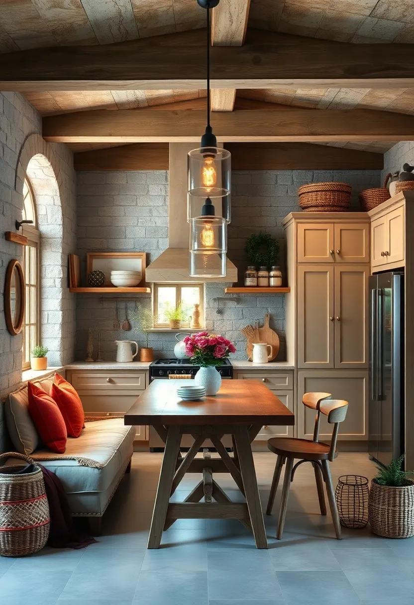 Personalized Decor: Incorporate personal touches like family heirlooms or handmade crafts to give your kitchen a unique character that feels like home