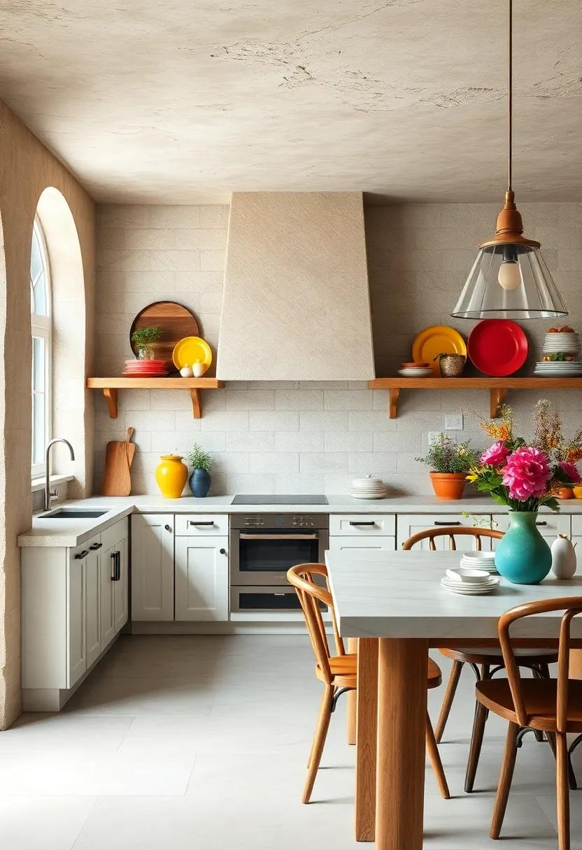 Delightful Colorful Dishes as Decorative Elements