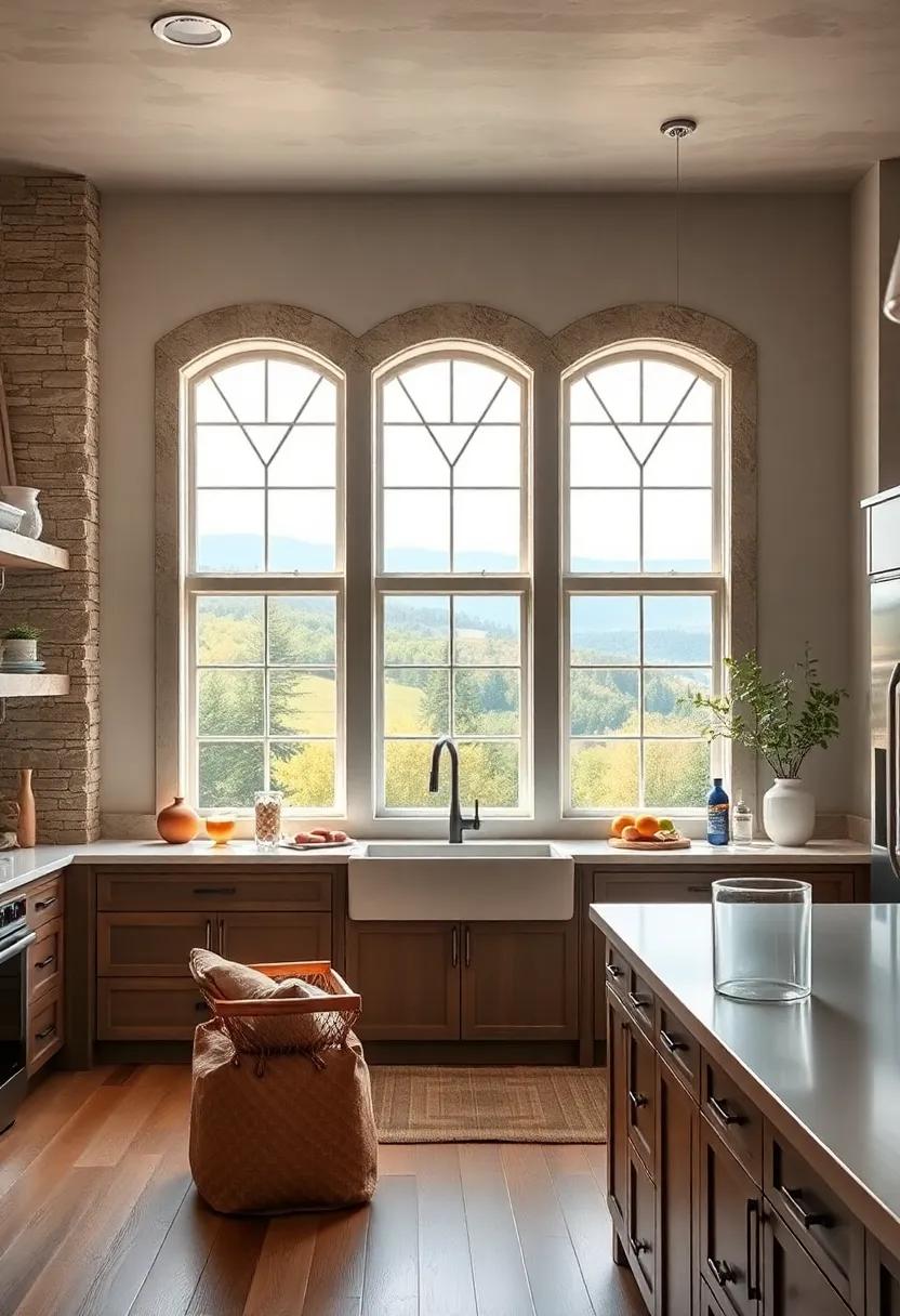 Graceful Windows Framing Scenic Views Outside