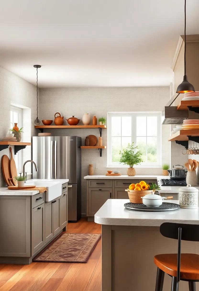 Sophisticated Cookware Displayed with Flair